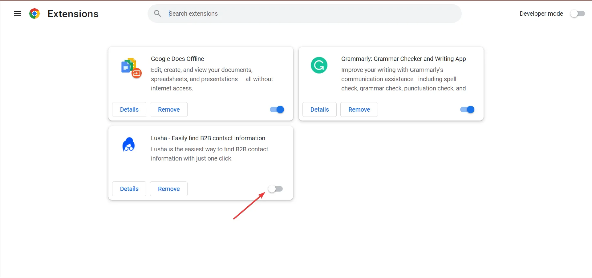 Google移除外掛程式