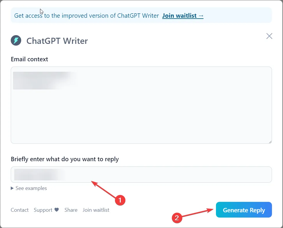 ChatGPT Writer安裝