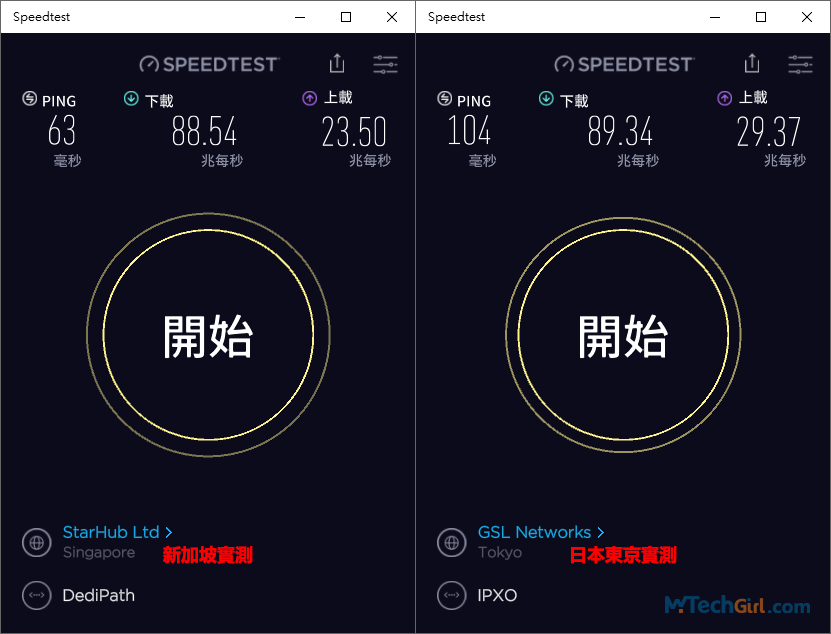 ExpressVPN Speedtest新加坡和日本東京測速