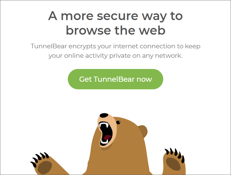 TunnelBear VPN官方網站