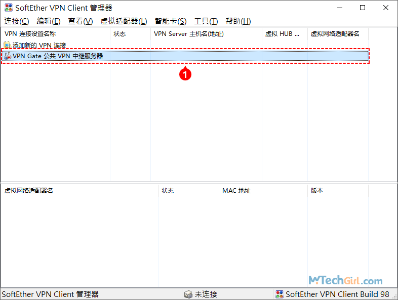 SoftEther VPN Client 管理器