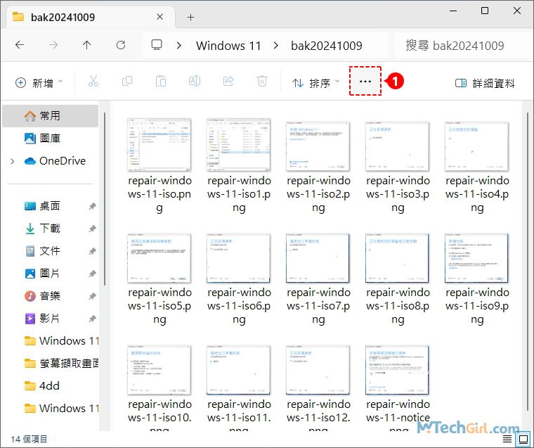 Windows 11顯示副檔名
